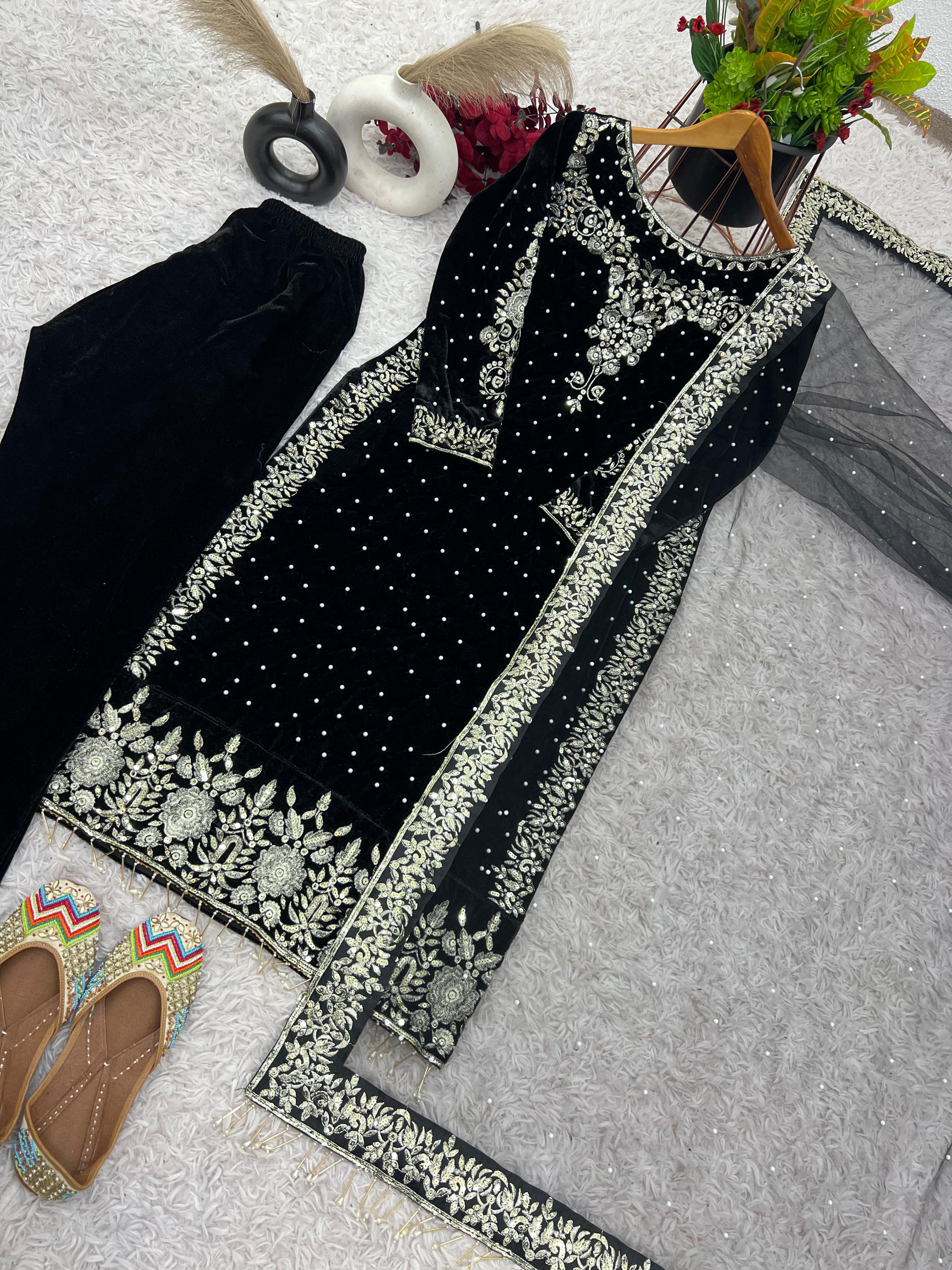 Designer Work Embroidery Viscose Set