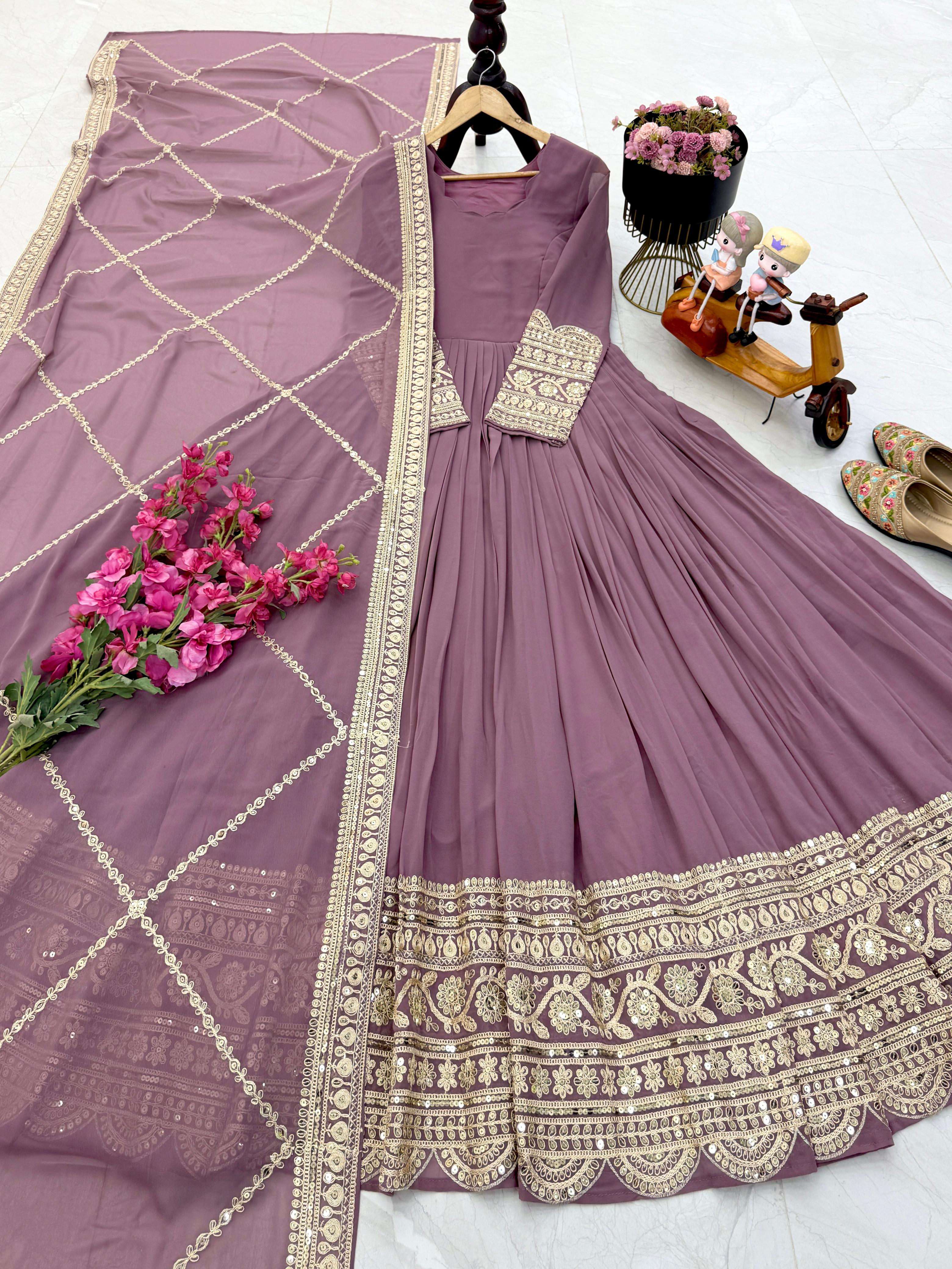 Anarkali Gown Set